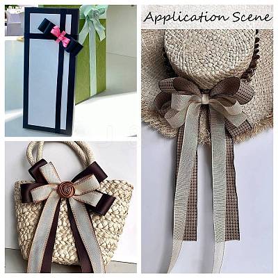 9 Yards 3 Styles Polyester Ribbon SRIB-C002-06D-1