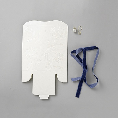 Foldable Paper Candy Boxes CON-WH0123-21-1