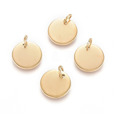 Ion Plating(IP) 304 Stainless Steel Charms X-EJEW-L238-03D-G-1
