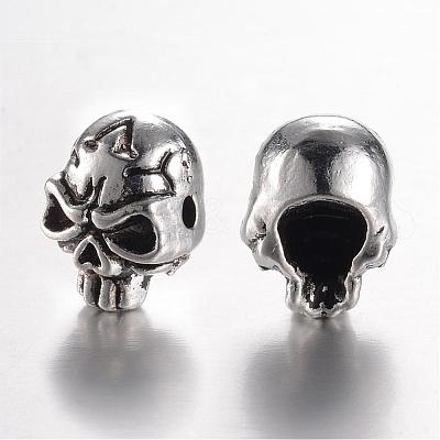 Tibetan Style Alloy Beads PALLOY-P105-01AS-1