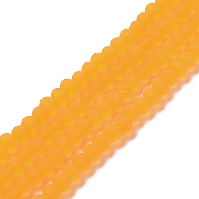 Transparent Glass Beads Strands X-EGLA-A034-T6mm-MD05-1