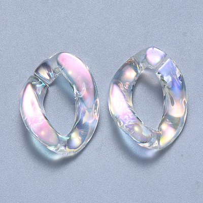 Transparent Acrylic Linking Rings OACR-S036-001A-D01-1