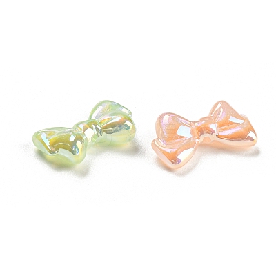 Iridescent Plating Acrylic Beads MACR-K353-26-1