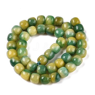 Dyed Natural White Jade Beads Strands G-T138-D15-1