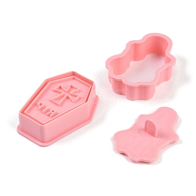 Halloween Plastic Cookie Candy Food Cutters Molds DIY-K080-04-1