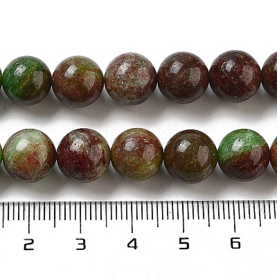 Natural Green Opal Beads Strands G-H045-A03-10MM-1
