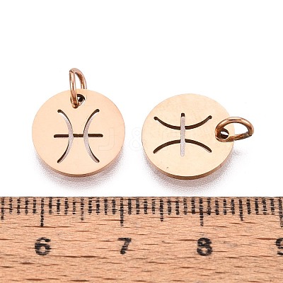 304 Stainless Steel Charms STAS-Q201-T445-12R-1