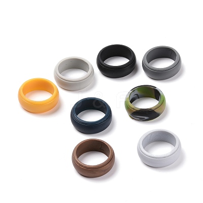Silicone Wedding Rings RJEW-H547-09-1