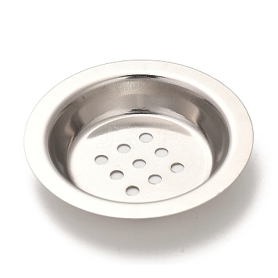2 Pcs Alloy Candle Lids FIND-G071-01P-1