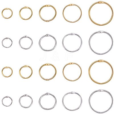 Iron Loose Leaf Book Binder Hinged Rings IFIN-PH0023-03-1