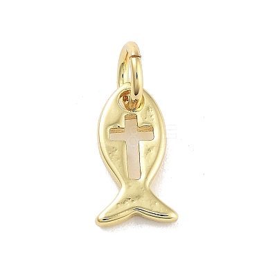Rack Plating Brass Pendants KK-M293-03G-1