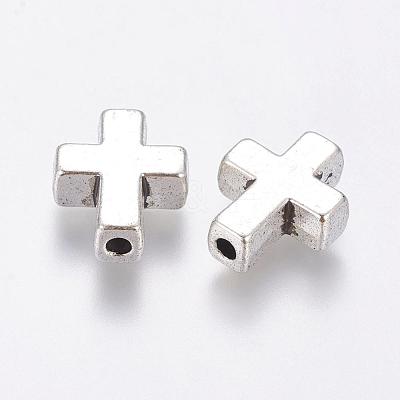 Tibetan Style Alloy Beads X-TIBEB-A134914-AS-LF-1