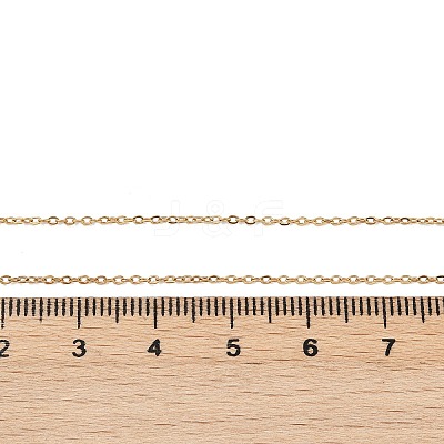 304 Stainless Steel Cable Chain Necklaces X-NJEW-M151-24G-1
