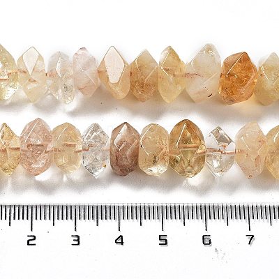 Heated Natural Citrine Beads Strands G-D091-A12-1