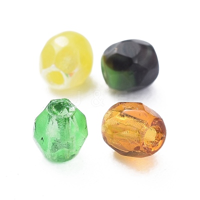 Fire-polished Czech Glass Beads LAMP-D180-16B-03-1