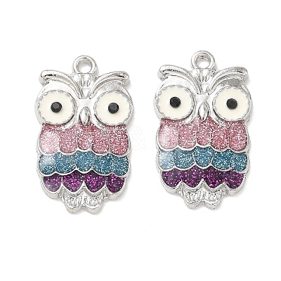 Alloy Enamel Pendants PALLOY-A037-02G-1