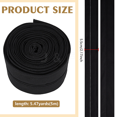5M Flat Polyester Waistband Lining for Trouser Making OCOR-BC0007-53B-1