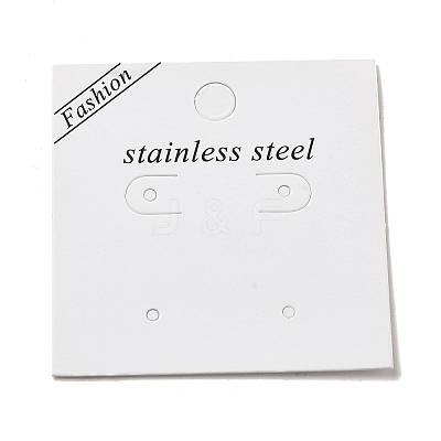 Paper Display Card with Word Stainless Steel CDIS-L009-10-1