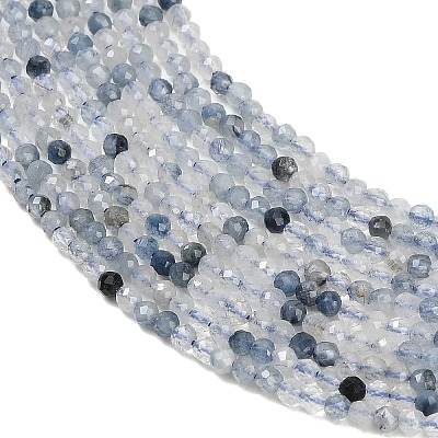 Natura Blue Rutilated Quartz Beads Strands GG-CBA3921-A05-2mm-1