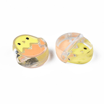 Transparent Acrylic Beads ACRC-S039-07E-1