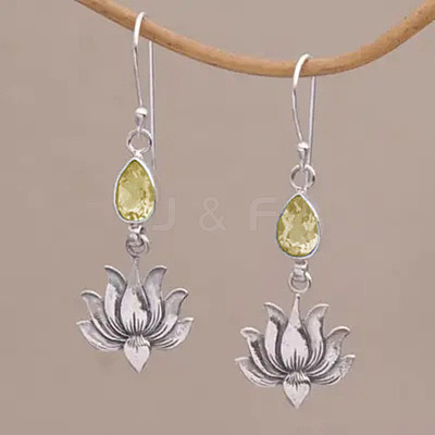 Zinc Alloy Rhinestone Dangle Earrings FS-WGA189A-03-1