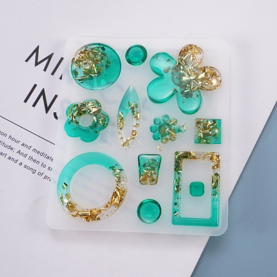 DIY Dangle Earring Accessories Silicone Molds LS-DIY-D049-15-1