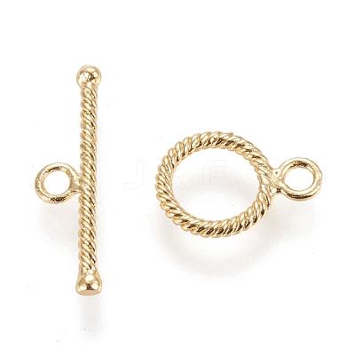 Brass Toggle Clasps KK-M108-E01-1