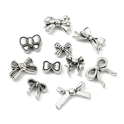 100Pcs 10 Style Tibetan Style Alloy Bead FIND-CJ0003-95-1