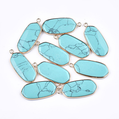 Synthetic Turquoise Pendants G-T112-23D-1