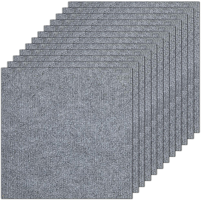 12Pcs Square Self-adhesion Polyester Carpet Tape DIY-CN0003-45D-1