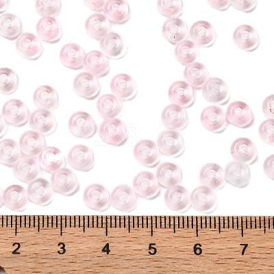3/0 Baking Paint Transparent Colours Glass Round Seed Beads SEED-L011-13A-10-1