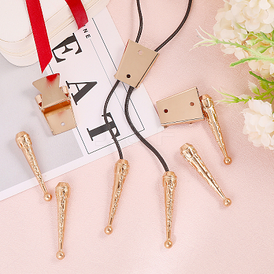 DIY Alloy Bolo Tie Making Finding Kit FIND-CA0009-03KCG-1