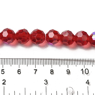 Electroplate Transparent Glass Beads Strands EGLA-A035-T10mm-L01-1