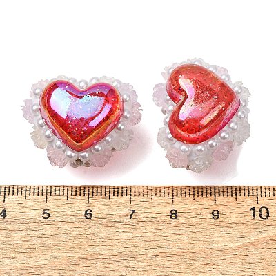 Rwsin & ABS Imitation Pearl & Polymer Clay Beads RE-CBA1913-01F-1