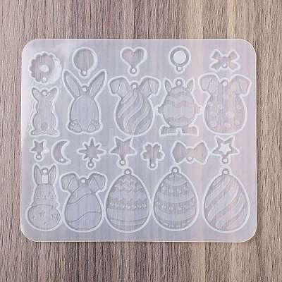 Easter DIY Pendant Molds AJEW-U023-01B-1