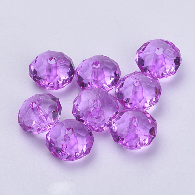 Transparent Acrylic Beads TACR-Q258-8mm-V48-1