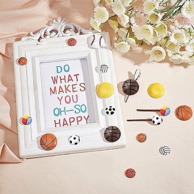 20pcs 10 sizes Resin Cabochons CRES-SC0001-86-1