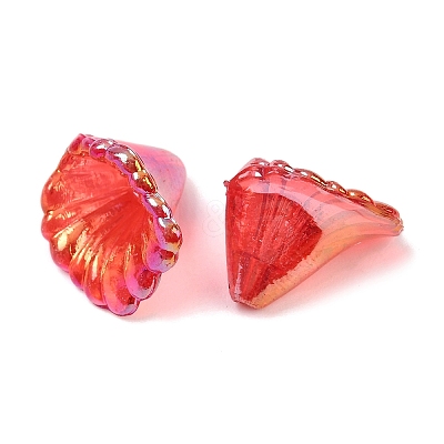 Transparent Acrylic Bead Caps OACR-G054-03B-1