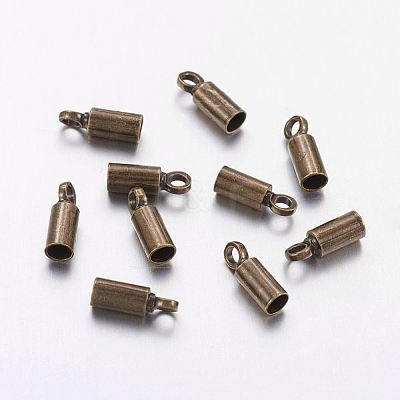 Brass Cord Ends KK-H731-AB-NF-1