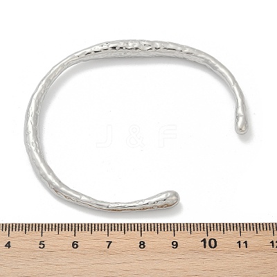 304 Stainless Steel Open Cuff  Bangles for Women BJEW-R019-03P-03-1