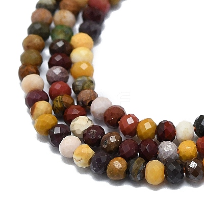Natural Mookaite Beads Strands G-G106-A33-01-1