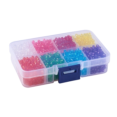 Transparent Acrylic Beads TACR-X0001-05-4mm-1