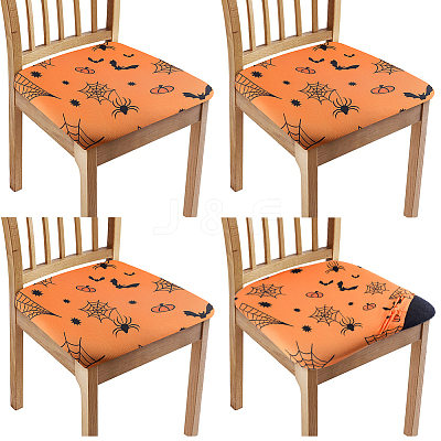 Hallowmas Polyester Chair Cover AJEW-WH20005-15A-1