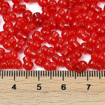 Transparent Colours Glass Seed Beads SEED-R001-01I-1