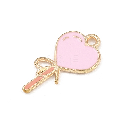 Valentine's Day Alloy Enamel Pendants ENAM-I084-01KCG-21-1