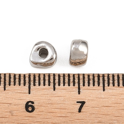 Irregular 304 Stainless Steel Beads STAS-D394-03C-P-1
