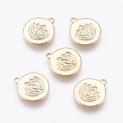 Brass Charms X-KK-T020-88G-1