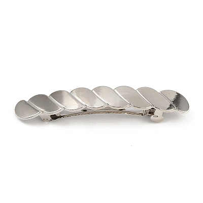 Twist Alloy with Iron Clip Hair Barrettes LS-PHAR-G014-04P-1