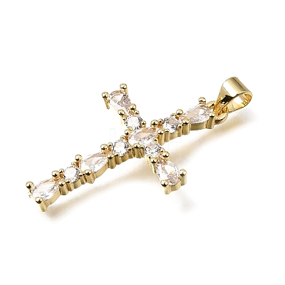 Easter Brass Pave Cubic Zirconia Pendants CU-E002-01A-G07-1