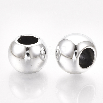 UV Plating ABS Plastic European Beads X-CCB-S162-28H-04-1